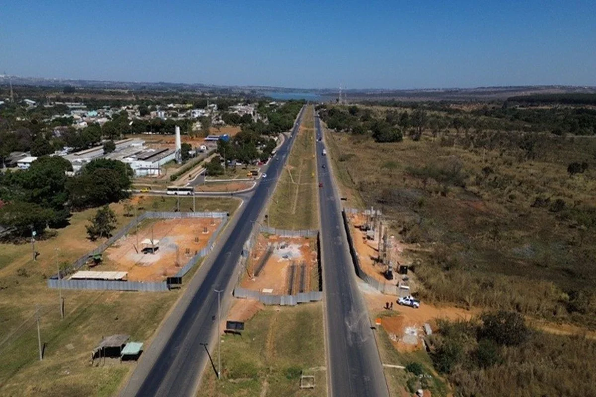 Trecho da BR-080 em Brazlândia terá obras e trânsito em pista única