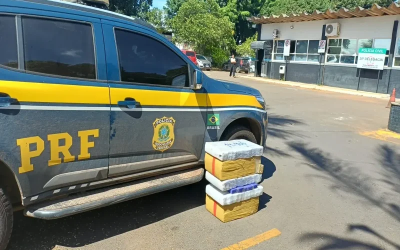 Homem é detido com 100 kg de maconha camuflados em pneu reserva